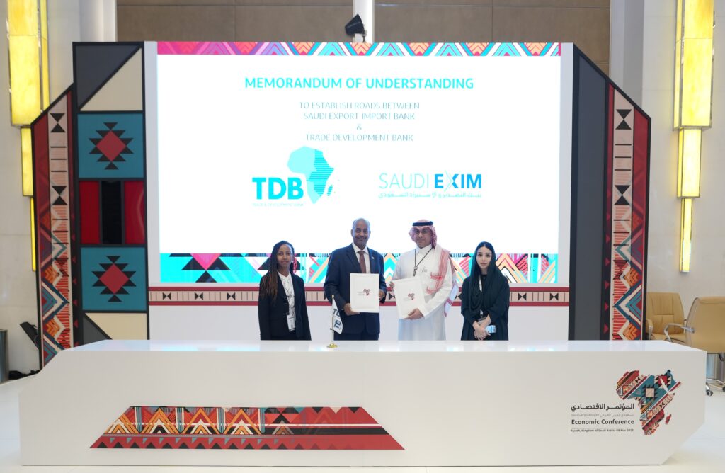 TDB and Saudi Exim Bank to Collaborate on Bolstering SaudiAfrican
